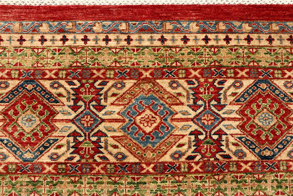 Multi Colored Kazak 5' 7 x 7' 9 - No. 67291 - ALRUG Rug Store