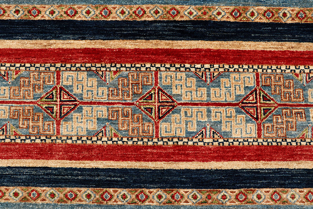 Multi Colored Kazak 5' 7 x 7' 9 - No. 67291 - ALRUG Rug Store