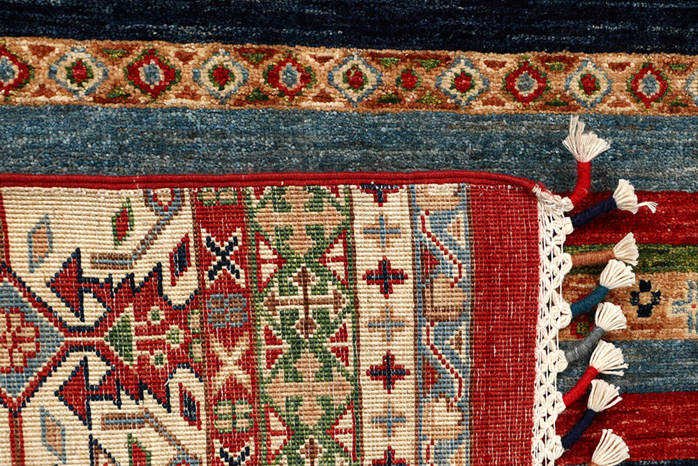 Multi Colored Kazak 5' 7 x 7' 9 - No. 67291 - ALRUG Rug Store