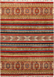 Multi Colored Kazak 5' 7 x 7' 9 - No. 67291 - ALRUG Rug Store