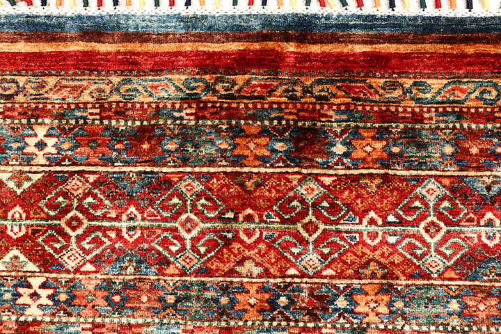 Multi Colored Kazak 5' 9 x 7' 8 - No. 67292 - ALRUG Rug Store