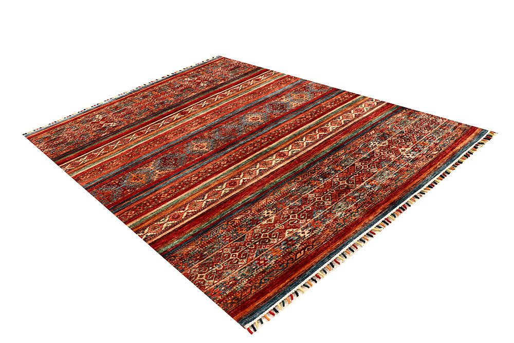 Multi Colored Kazak 5' 9 x 7' 8 - No. 67292 - ALRUG Rug Store