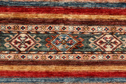 Multi Colored Kazak 5' 7 x 7' 7 - No. 67293 - ALRUG Rug Store