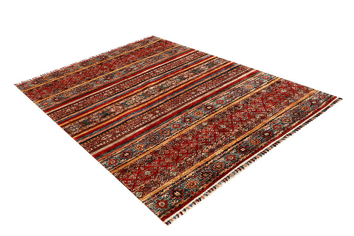 Multi Colored Kazak 5' 7 x 7' 7 - No. 67293 - ALRUG Rug Store