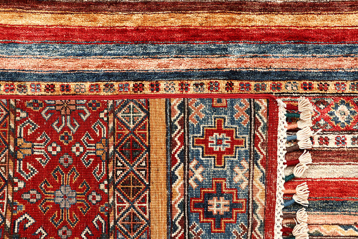 Multi Colored Kazak 5' 7 x 7' 7 - No. 67293 - ALRUG Rug Store