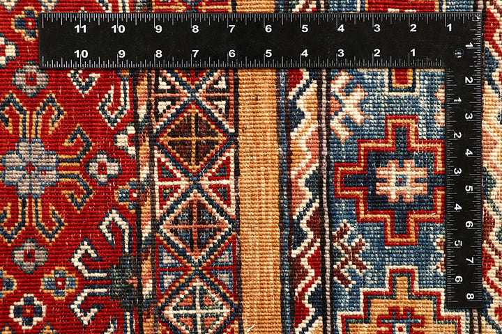 Multi Colored Kazak 5' 7 x 7' 7 - No. 67293 - ALRUG Rug Store