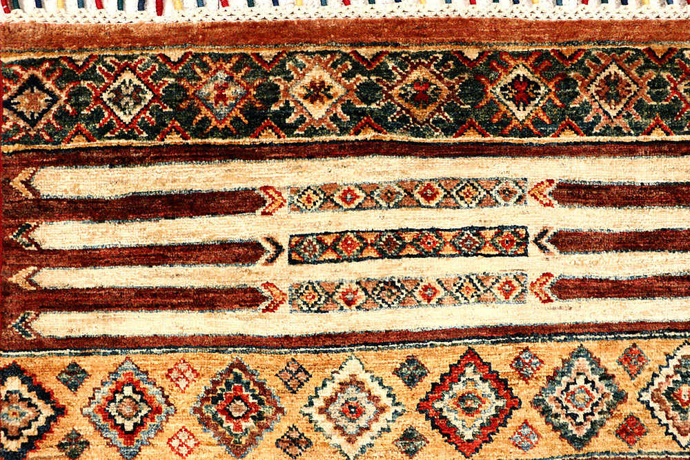 Multi Colored Kazak 5' 5 x 8' - No. 67294 - ALRUG Rug Store