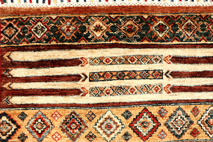 Multi Colored Kazak 5' 5 x 8' - No. 67294 - ALRUG Rug Store