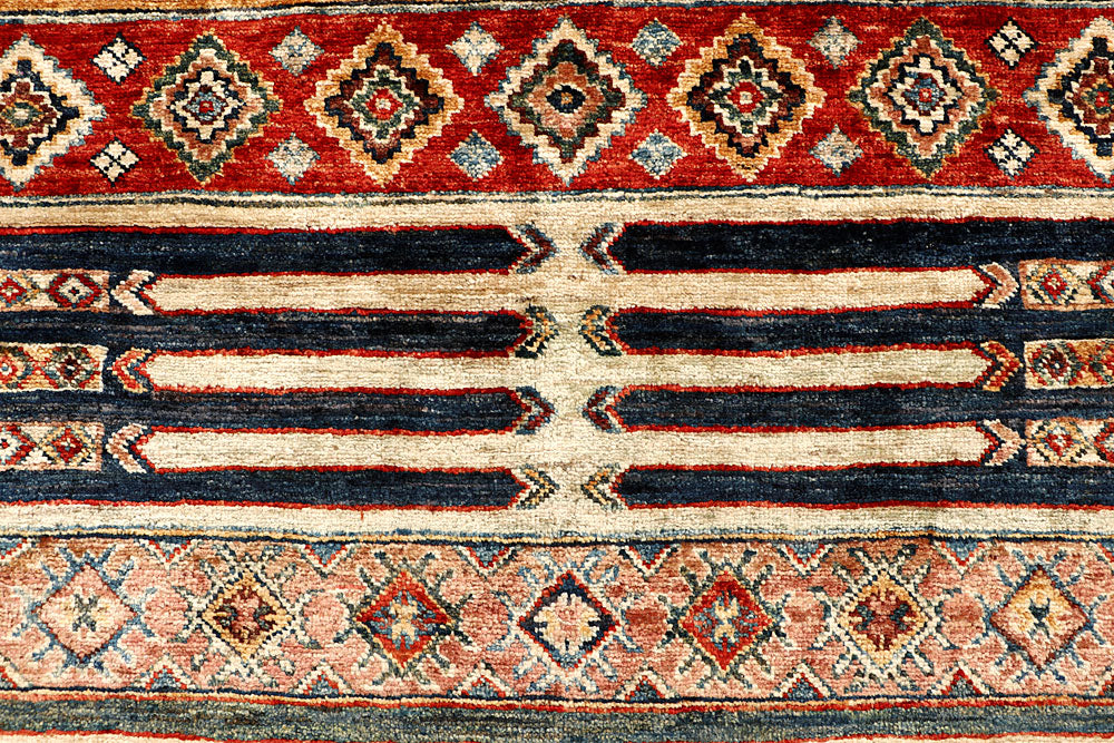 Multi Colored Kazak 5' 5 x 8' - No. 67294 - ALRUG Rug Store