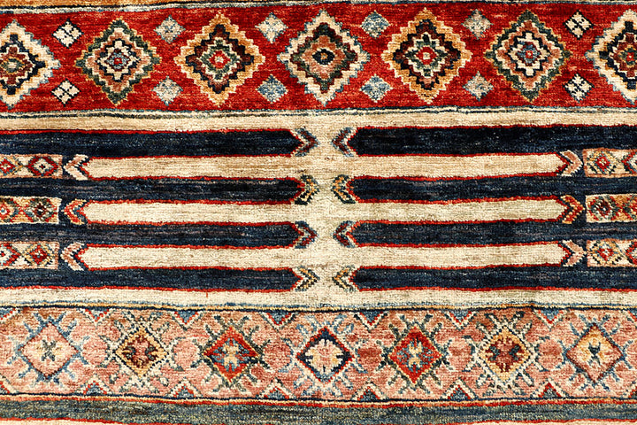 Multi Colored Kazak 5' 5 x 8' - No. 67294 - ALRUG Rug Store