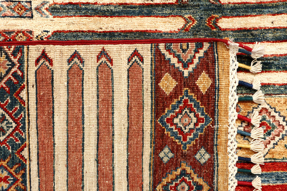 Multi Colored Kazak 5' 5 x 8' - No. 67294 - ALRUG Rug Store