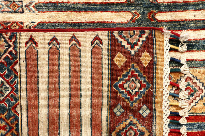Multi Colored Kazak 5' 5 x 8' - No. 67294 - ALRUG Rug Store