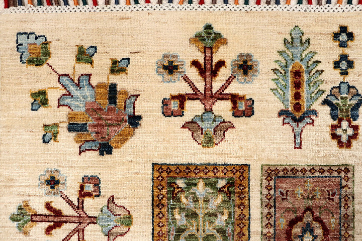 Multi Colored Kazak 7' 11 x 10' 3 - No. 67295 - ALRUG Rug Store