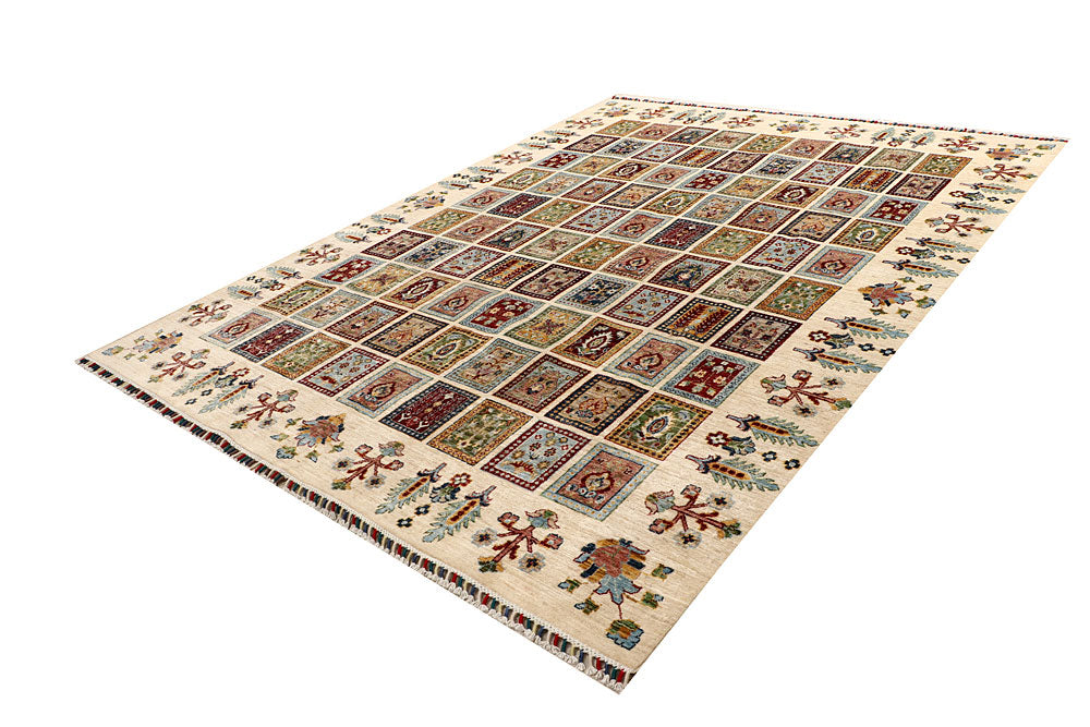 Multi Colored Kazak 7' 11 x 10' 3 - No. 67295 - ALRUG Rug Store