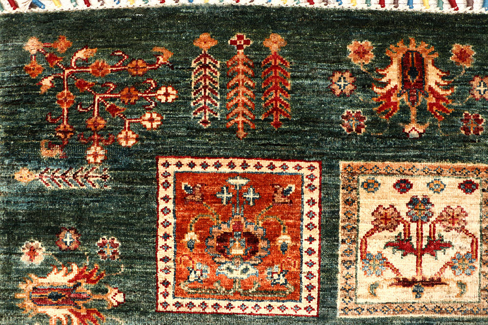 Multi Colored Kazak 5' 9 x 8' 4 - No. 67296 - ALRUG Rug Store
