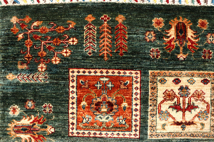 Multi Colored Kazak 5' 9 x 8' 4 - No. 67296 - ALRUG Rug Store