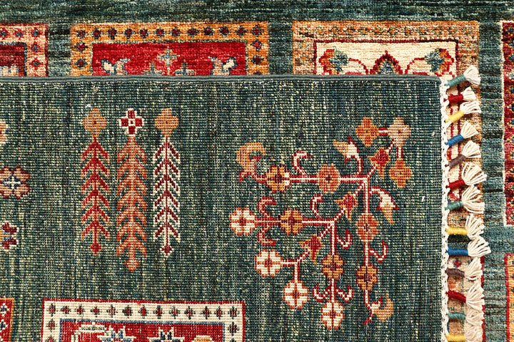 Multi Colored Kazak 5' 9 x 8' 4 - No. 67296 - ALRUG Rug Store