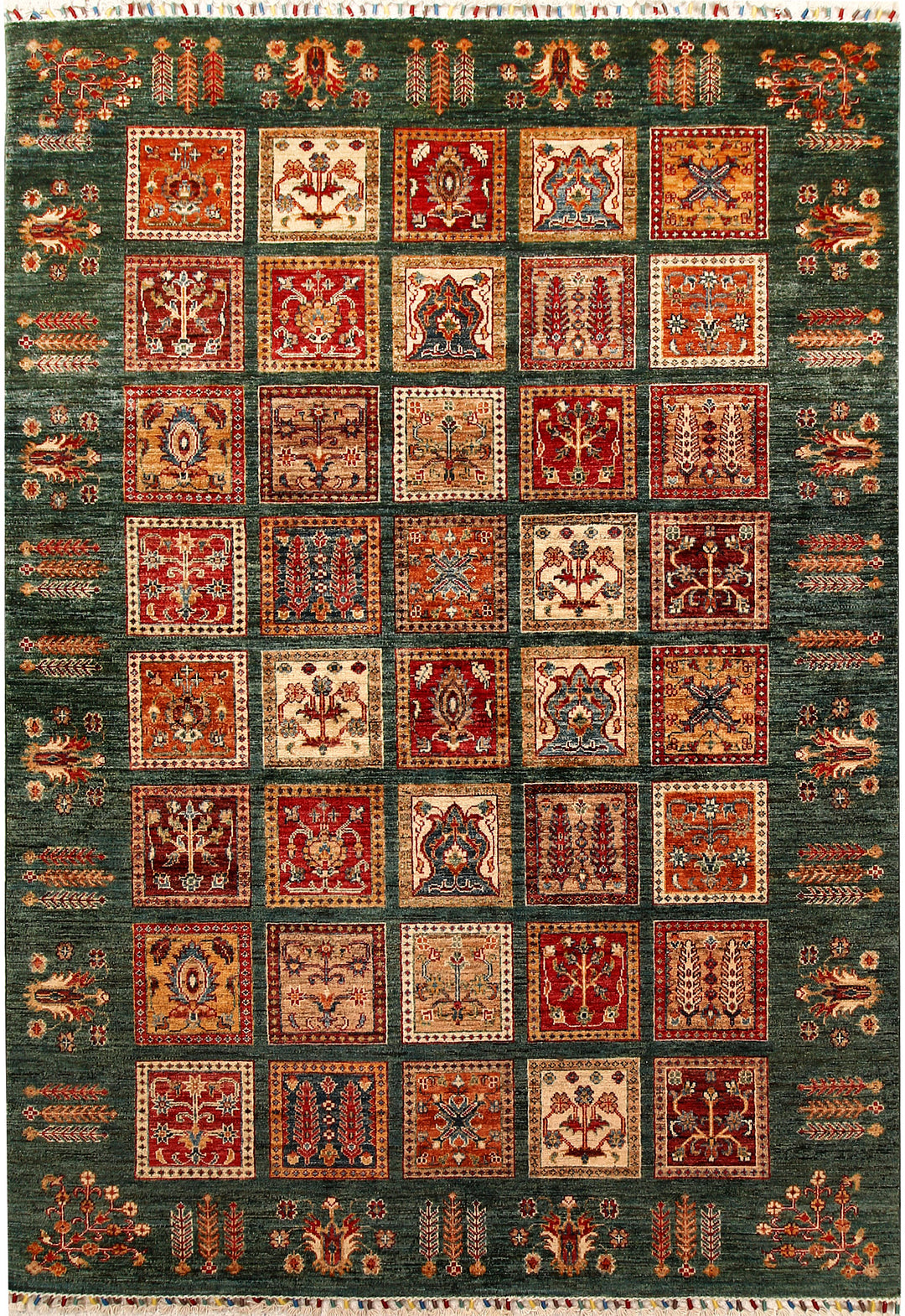 Multi Colored Kazak 5' 9 x 8' 4 - No. 67296 - ALRUG Rug Store