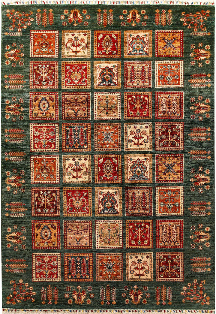 Multi Colored Kazak 5' 9 x 8' 4 - No. 67296 - ALRUG Rug Store