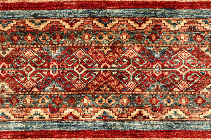 Multi Colored Kazak 5' 9 x 8' - No. 67297 - ALRUG Rug Store