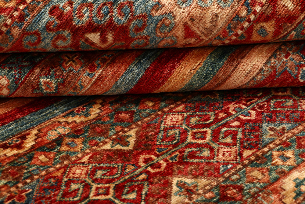 Multi Colored Kazak 5' 9 x 8' - No. 67297 - ALRUG Rug Store