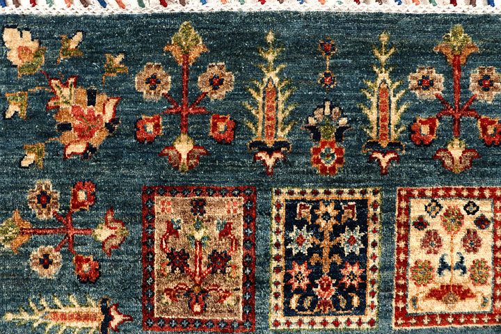 Multi Colored Kazak 5' 6 x 7' 7 - No. 67298 - ALRUG Rug Store