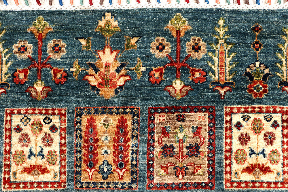 Multi Colored Kazak 5' 6 x 7' 7 - No. 67298 - ALRUG Rug Store