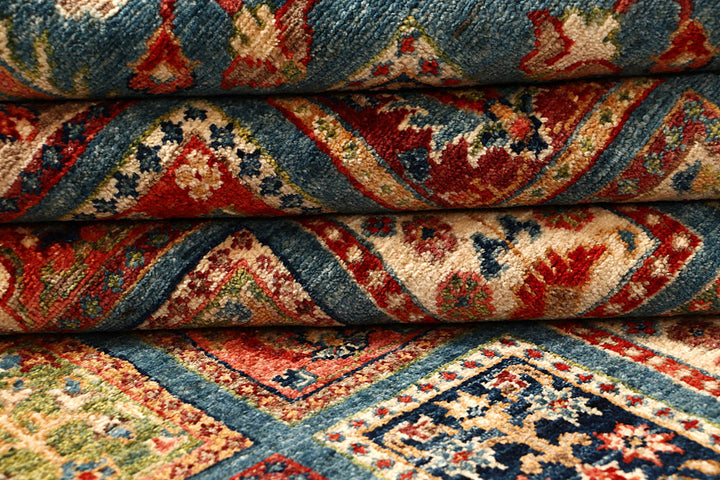 Multi Colored Kazak 5' 6 x 7' 7 - No. 67298 - ALRUG Rug Store