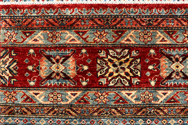 Multi Colored Kazak 5' 6 x 7' 9 - No. 67299 - ALRUG Rug Store