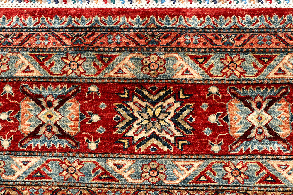 Multi Colored Kazak 5' 6 x 7' 9 - No. 67299 - ALRUG Rug Store