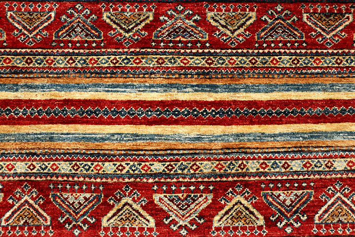 Multi Colored Kazak 5' 6 x 7' 9 - No. 67299 - ALRUG Rug Store
