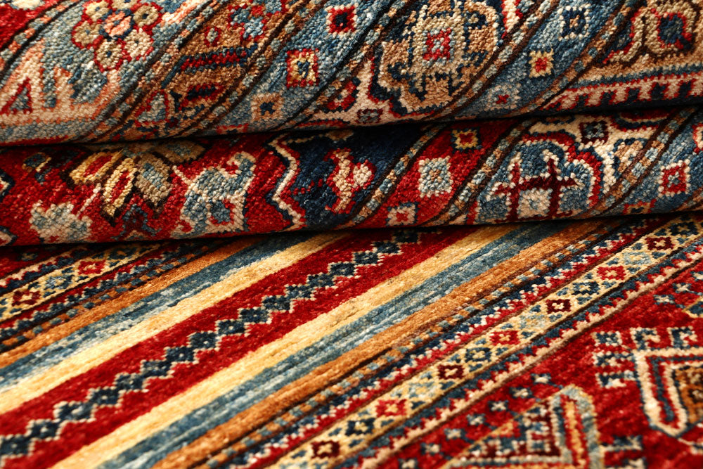 Multi Colored Kazak 5' 6 x 7' 9 - No. 67299 - ALRUG Rug Store