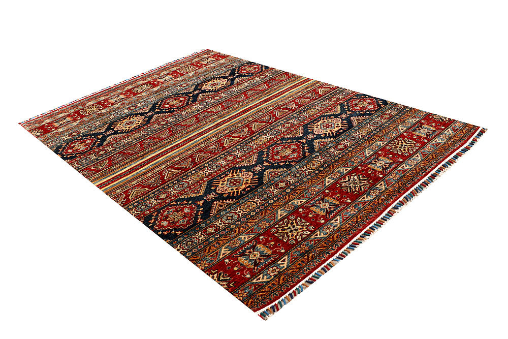 Multi Colored Kazak 5' 6 x 7' 9 - No. 67299 - ALRUG Rug Store