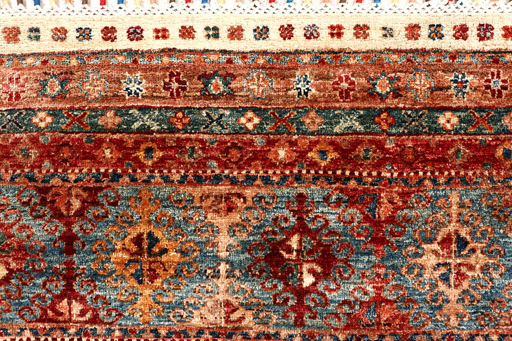 Multi Colored Kazak 5' 8 x 8' - No. 67300 - ALRUG Rug Store