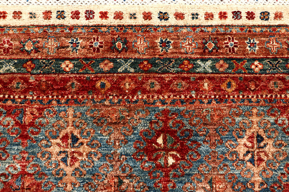 Multi Colored Kazak 5' 8 x 8' - No. 67300 - ALRUG Rug Store