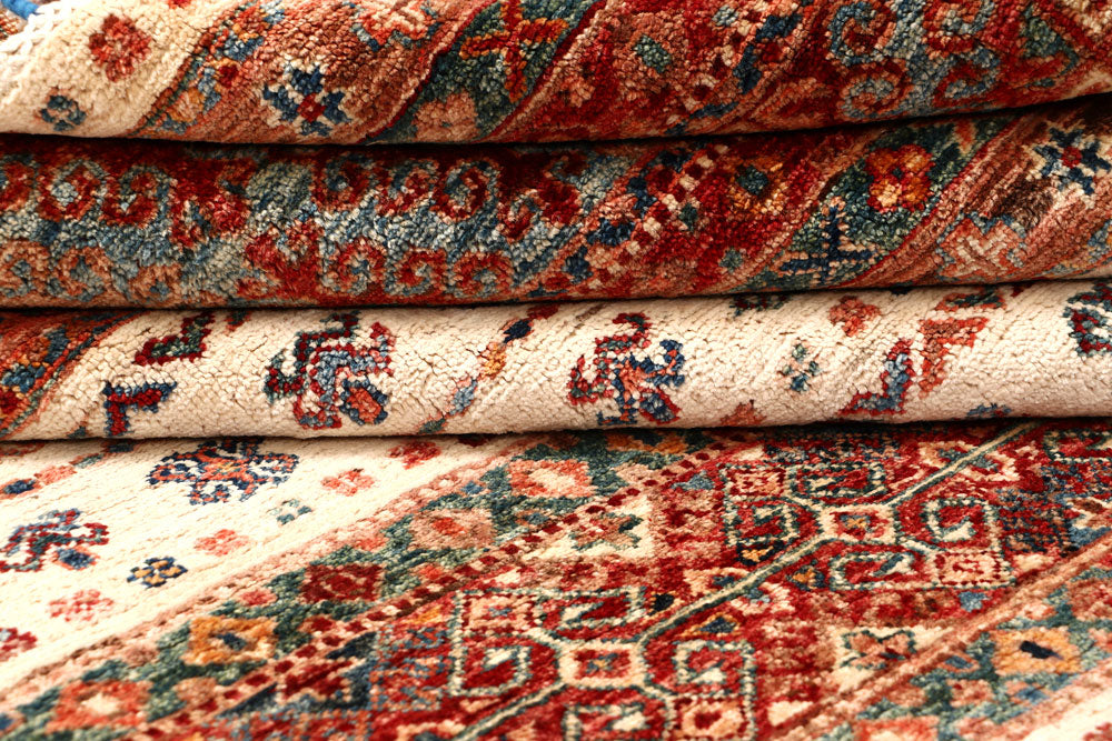 Multi Colored Kazak 5' 8 x 8' - No. 67300 - ALRUG Rug Store