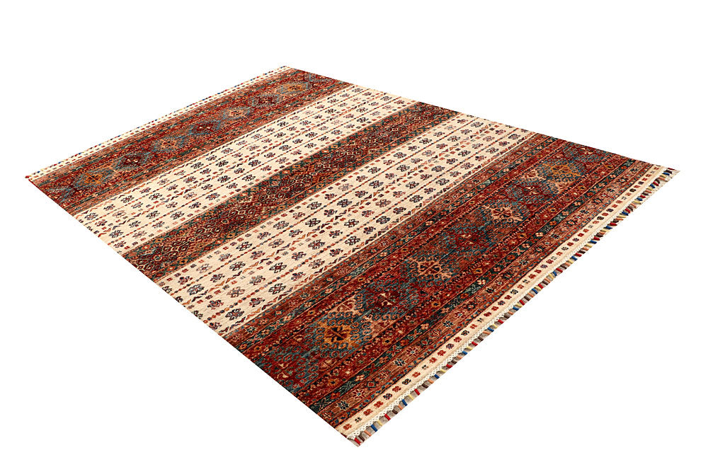 Multi Colored Kazak 5' 8 x 8' - No. 67300 - ALRUG Rug Store
