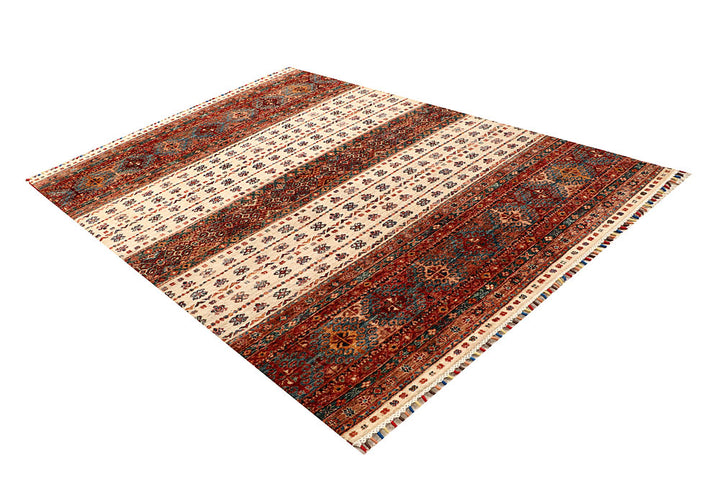 Multi Colored Kazak 5' 8 x 8' - No. 67300 - ALRUG Rug Store