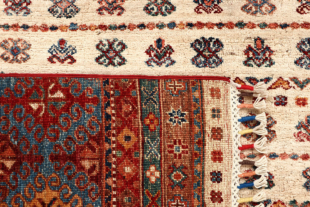 Multi Colored Kazak 5' 8 x 8' - No. 67300 - ALRUG Rug Store
