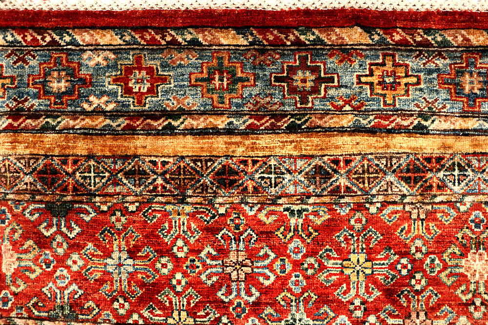 Multi Colored Kazak 5' 6 x 8' - No. 67301 - ALRUG Rug Store