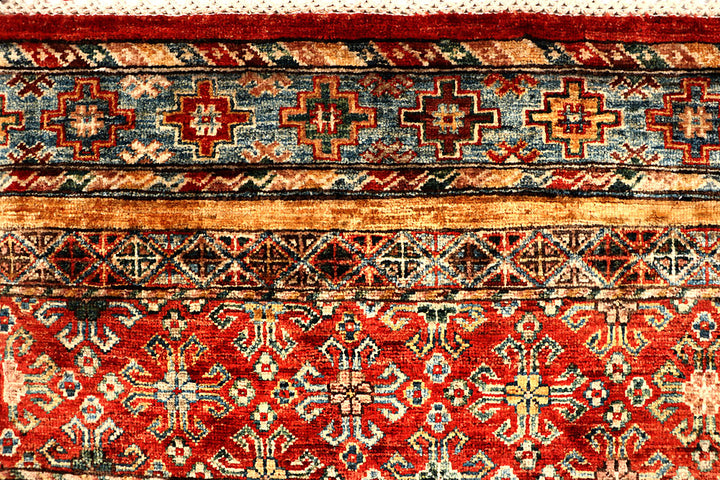 Multi Colored Kazak 5' 6 x 8' - No. 67301 - ALRUG Rug Store