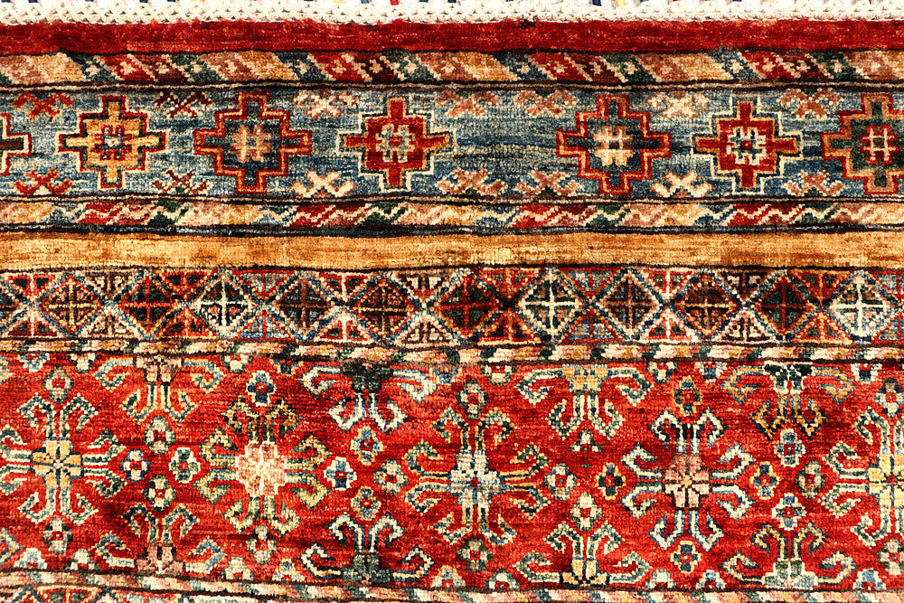 Multi Colored Kazak 5' 6 x 8' - No. 67301 - ALRUG Rug Store