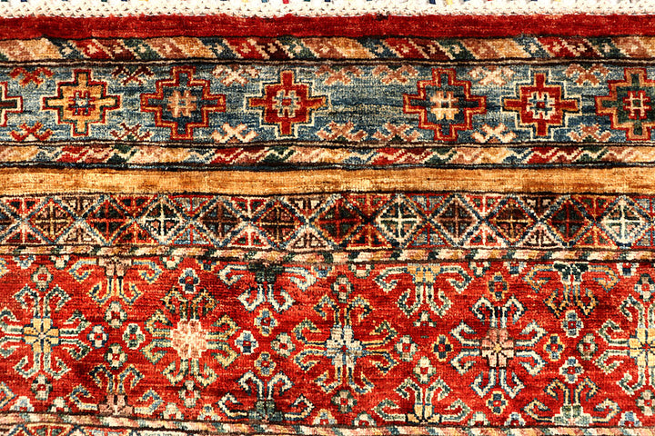 Multi Colored Kazak 5' 6 x 8' - No. 67301 - ALRUG Rug Store