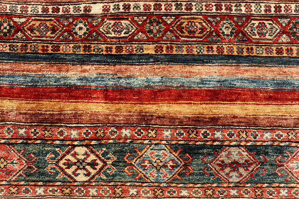 Multi Colored Kazak 5' 6 x 8' - No. 67301 - ALRUG Rug Store