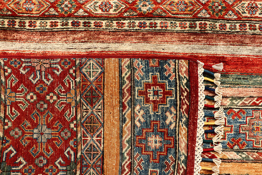 Multi Colored Kazak 5' 6 x 8' - No. 67301 - ALRUG Rug Store
