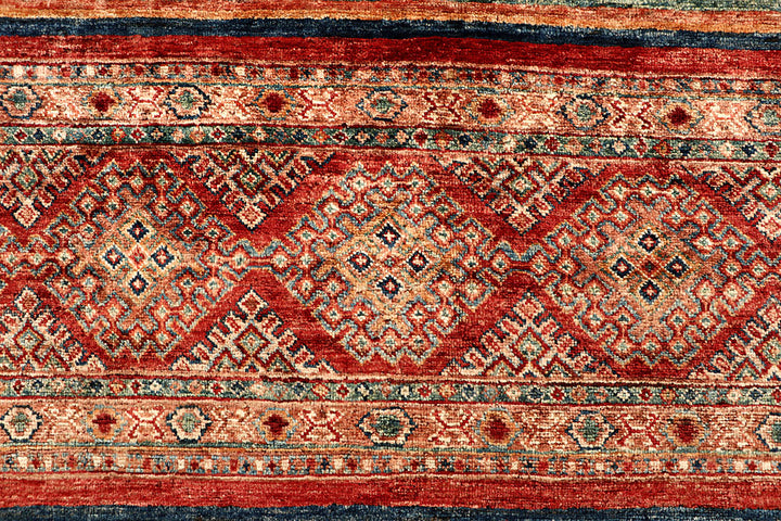 Multi Colored Kazak 6' 8 x 9' 7 - No. 67302 - ALRUG Rug Store