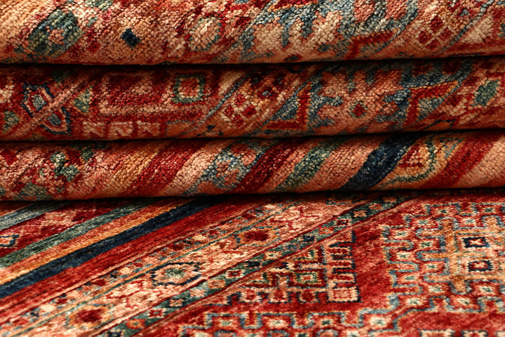 Multi Colored Kazak 6' 8 x 9' 7 - No. 67302 - ALRUG Rug Store