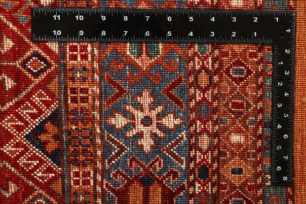 Multi Colored Kazak 6' 8 x 9' 7 - No. 67302 - ALRUG Rug Store