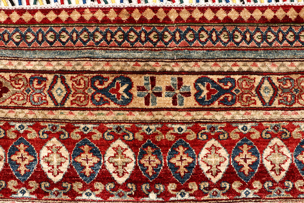 Multi Colored Kazak 6' 6 x 9' 4 - No. 67303 - ALRUG Rug Store