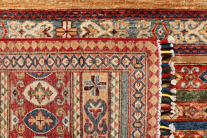 Multi Colored Kazak 6' 6 x 9' 4 - No. 67303 - ALRUG Rug Store